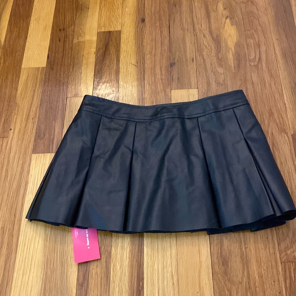 SHEIN Women’s Black Leather Skirt Size XS